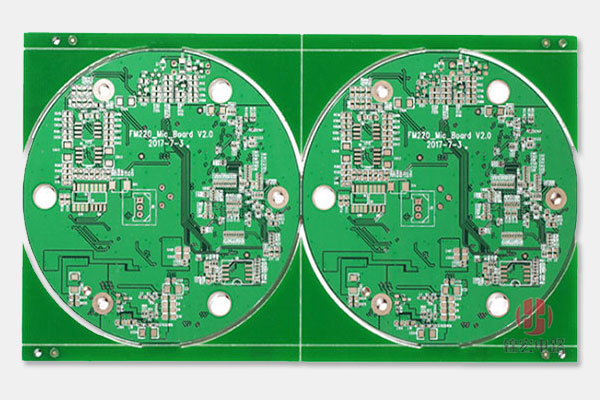 圓形PCB,雙面噴錫線(xiàn)路板